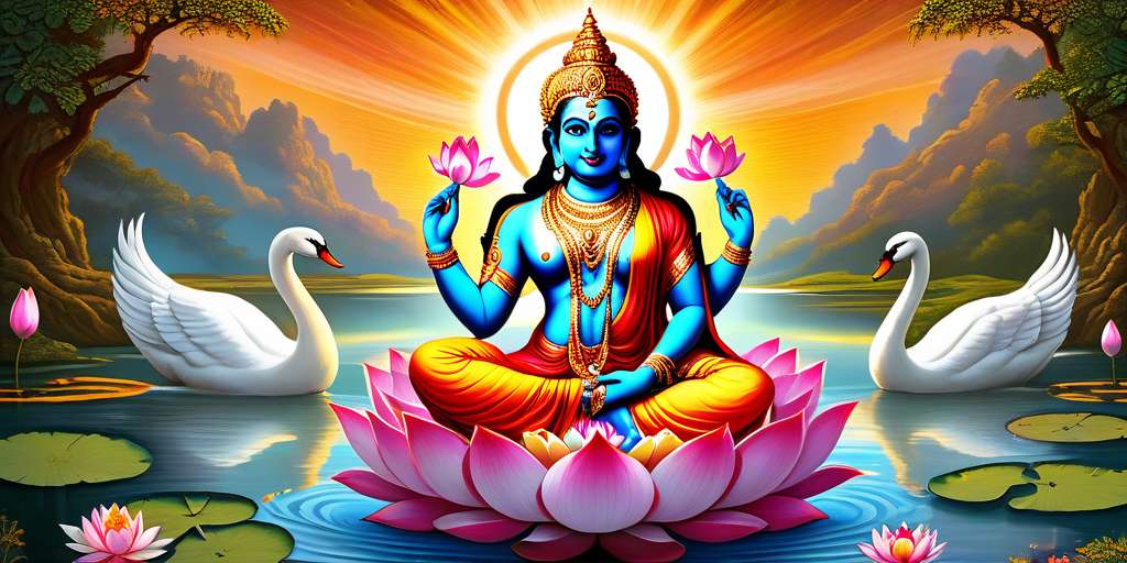 Brahma, el dios creador del panteón hindú