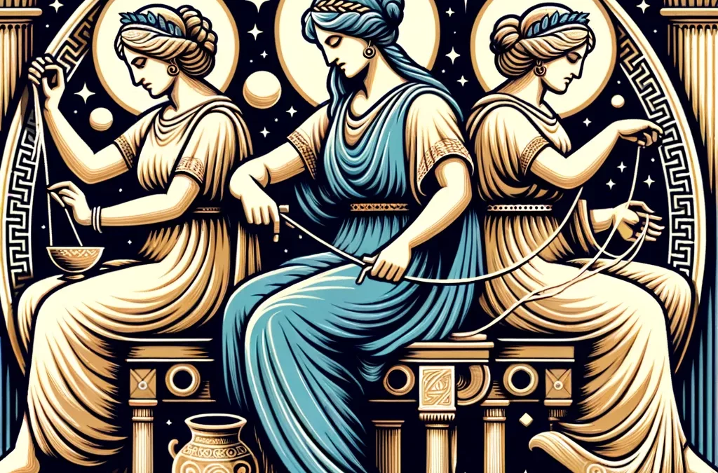 Las Moiras, el destino en la mitología griega