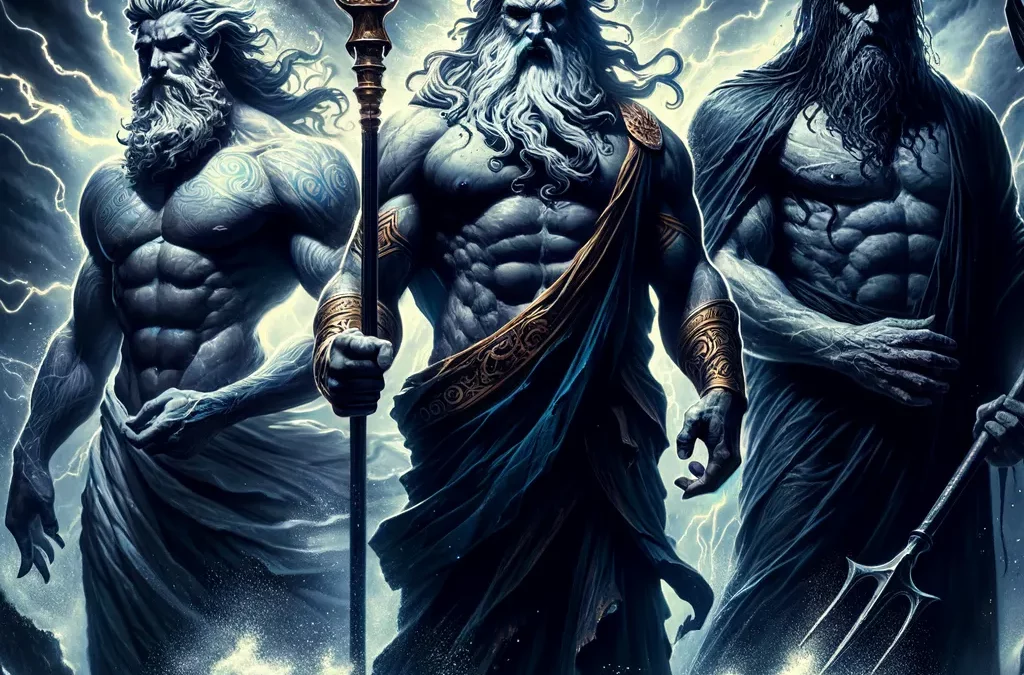 ¿Quiénes eran «los tres grandes» dioses de la mitología griega?