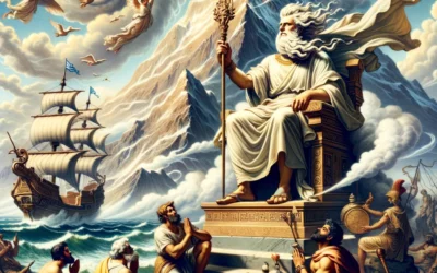 What does the myth of the god Aeolus try to explain?
