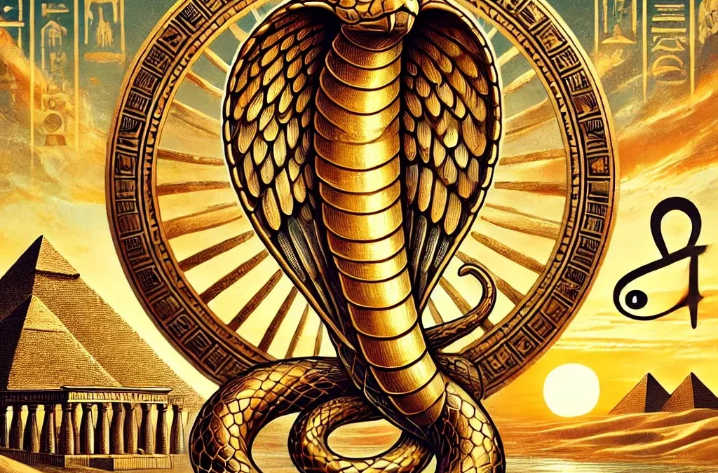 La serpiente Uraeus, la protectora de los faraones
