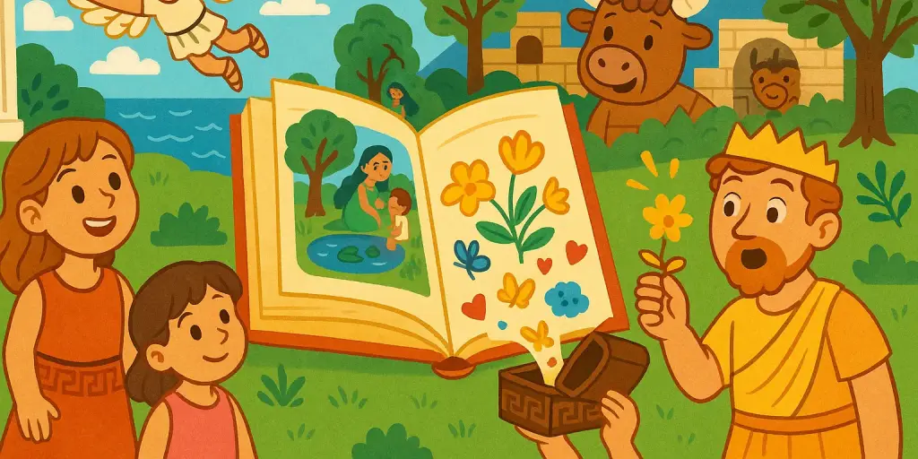 Mitos griegos cortos para niños